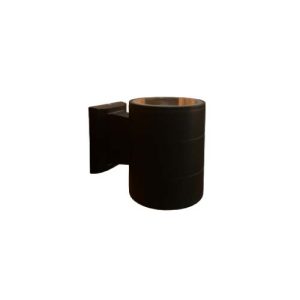 Aplique Muro Negro Bidireccional Corto COB