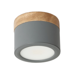 Aplique Sobrepuesto Decorativo 6W Gris Luz Fría