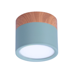 Aplique Sobrepuesto Decorativo 6W Azul Luz Fría