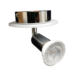 Aplique Base Redonda Blanca 1 X Gu10