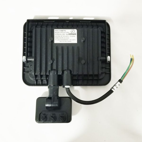 Proyector POLUX 100W con sensor, Luz Fría - Imagen 2
