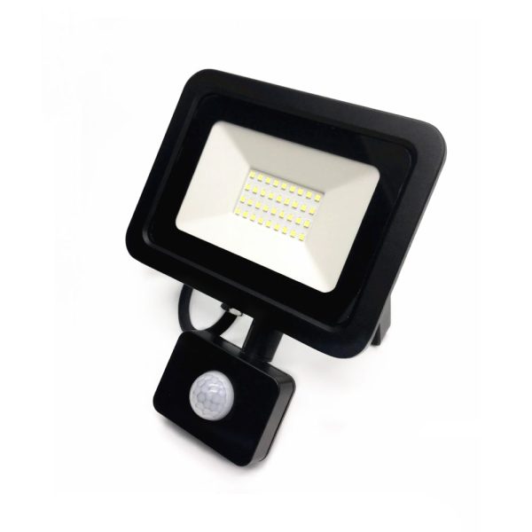 Proyector POLUX 100W con sensor, Luz Fría