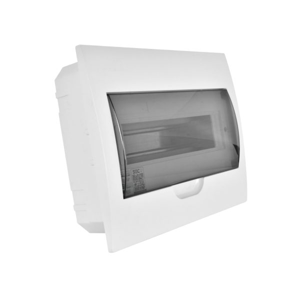 Tablero Embutido IP41, LH, Tapa Color Humo, 12 Polos