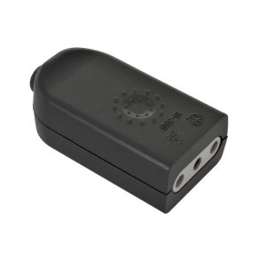 Enchufe Volante Hembra 10A, 250V, 2P+T, Negro